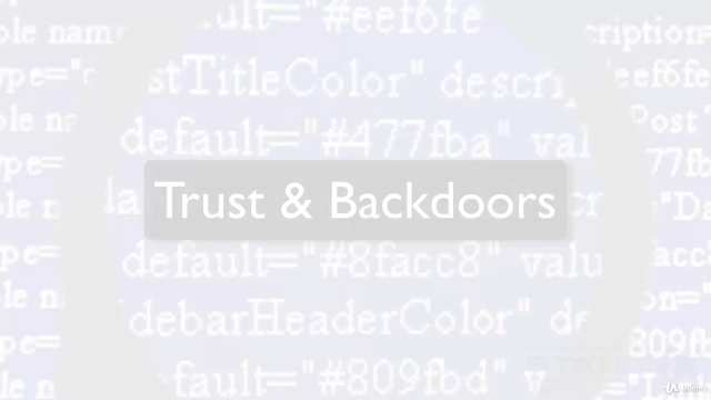 16. Trust & Backdoors